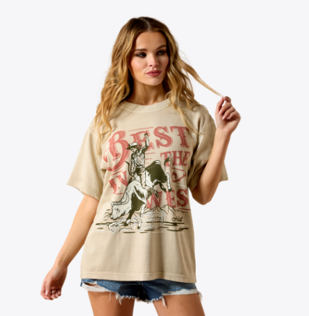 WMS Ariat Bull Rider Arched T-Shirt