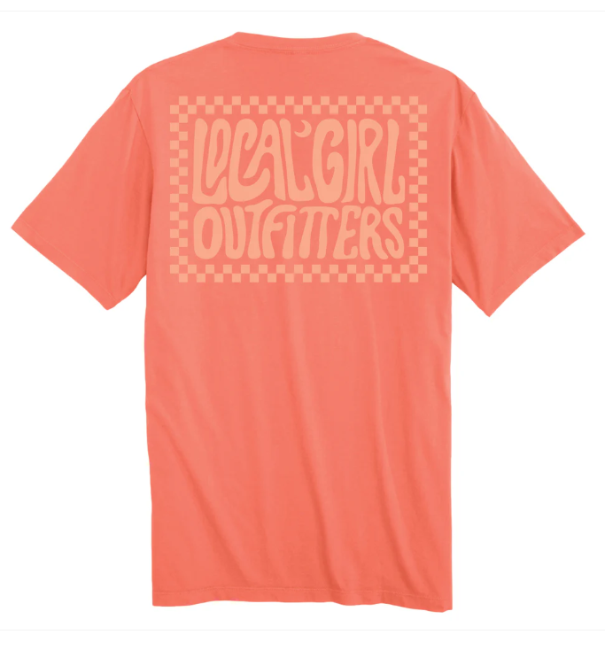 LG Checkered Charm SS Tee
