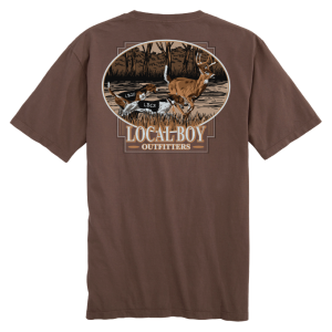 Deer Drive SS Tee- Espresso