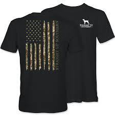 Camo Flag Tee - Black