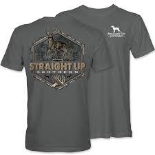 Buck Barbed Wire Tee - Gray