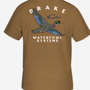 Retro Wood Duck T SS - Medal Bronze Heather