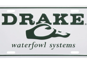 Drake®License Plate -White