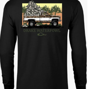 Drake Decoy Overload LS Tee - Black