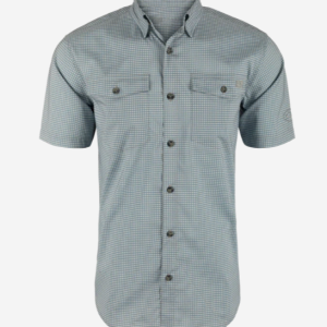 Frat Gingham Check S/S Button Down - Quarry