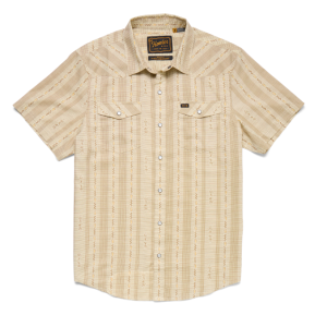 H Bar B Snapshirt- Prairie Garland-Dust