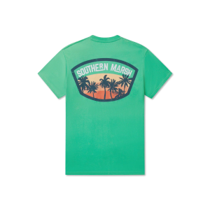 Fading Fast Tee- Bimini Green