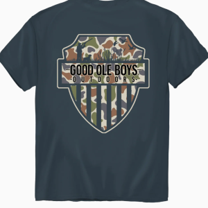 Camo Shield Tee - Charcoal