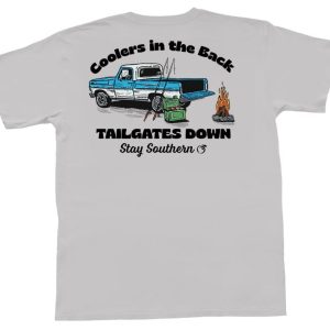 Tailgates Down Tee - Oyster