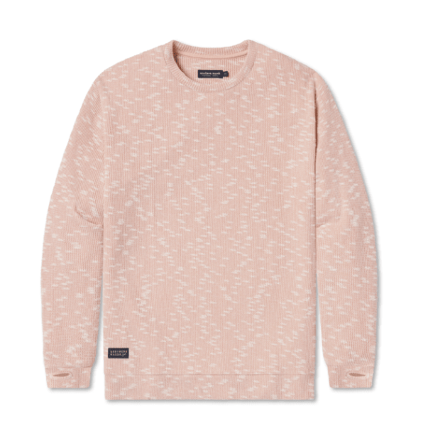 Sunday Morning Sweater - Foothills - Azalea & White