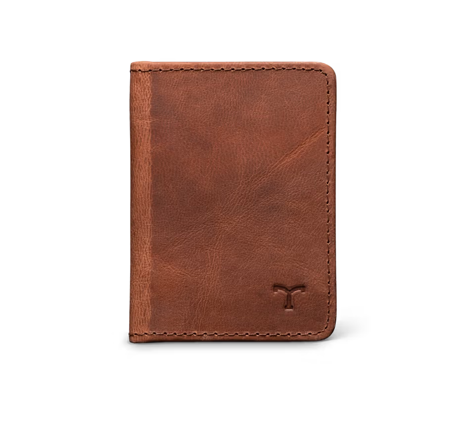 Goat Bifold Card Case - Scotch