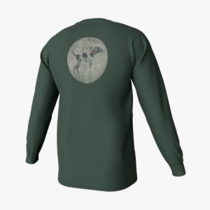 Vintage Circle Greyton Long Sleeve Pocket Tee - Duck Green