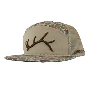 Youth 7 Panel 3D Puff Shed Hat- Camo