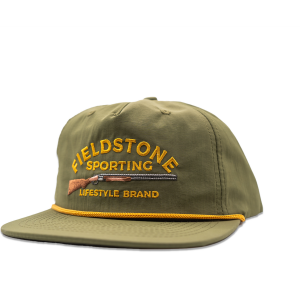 Shotgun Logo Rope Hat- Green/Gold