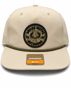 Outdoors PVC Circle Patch Hat - Bottomland - Khaki & Loden