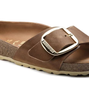 Madrid Big Buckle - Oiled Leather - Cognac