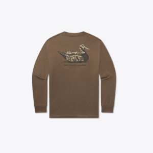 LS Vintage Duck Decoy Camo Tee - Carajillo Brown