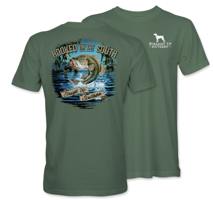 Hooked On South- Military Green