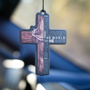 Wooden Cross - air freshener