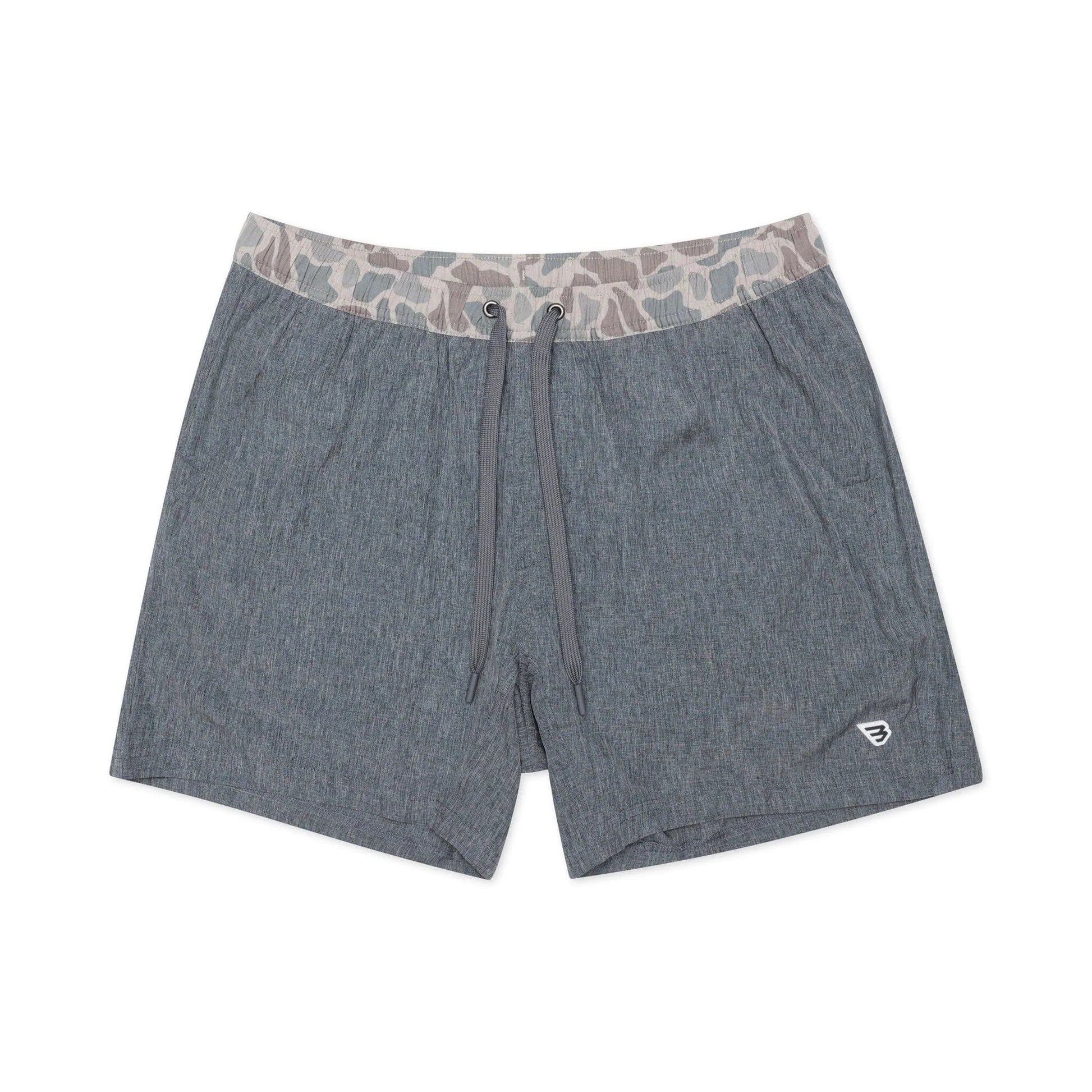 5.5" Athletic Short- Grizzly Grey & Classic Deer Camo Liner