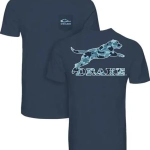 Youth Drake Leaping Lab SS Tee- Night Sky