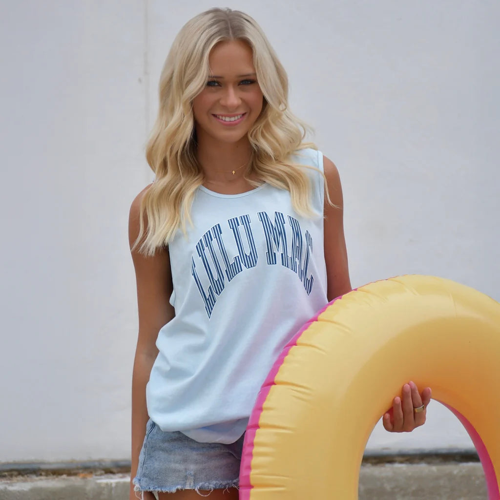 Stripe Tank - Chambray