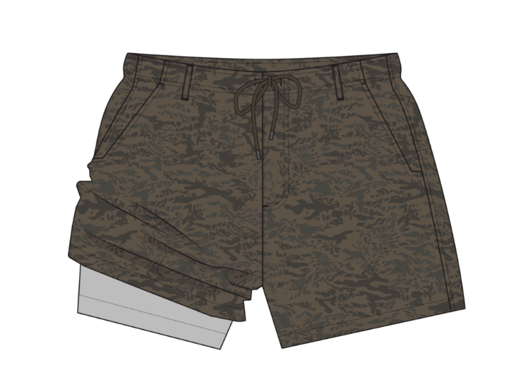Youth La Costa Lined Swim Trunk - Birkdale Camo