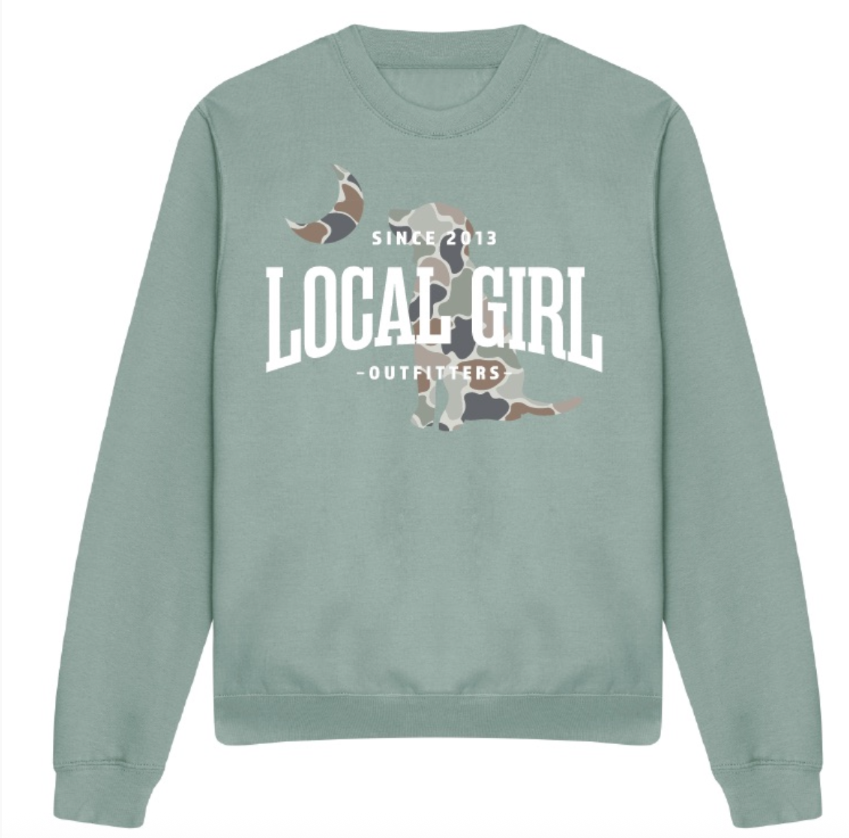 Local Girl Flora Comfort Crew