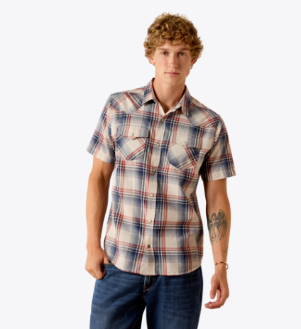 MNS Retro Haines Fitted Snap Shirt
