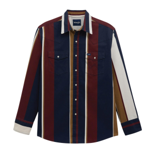Vintage-Inspired Brushpopper Western Snap Workshirt