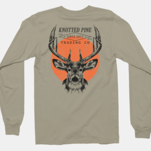 Knotted Pine Deer Ad LS Tee