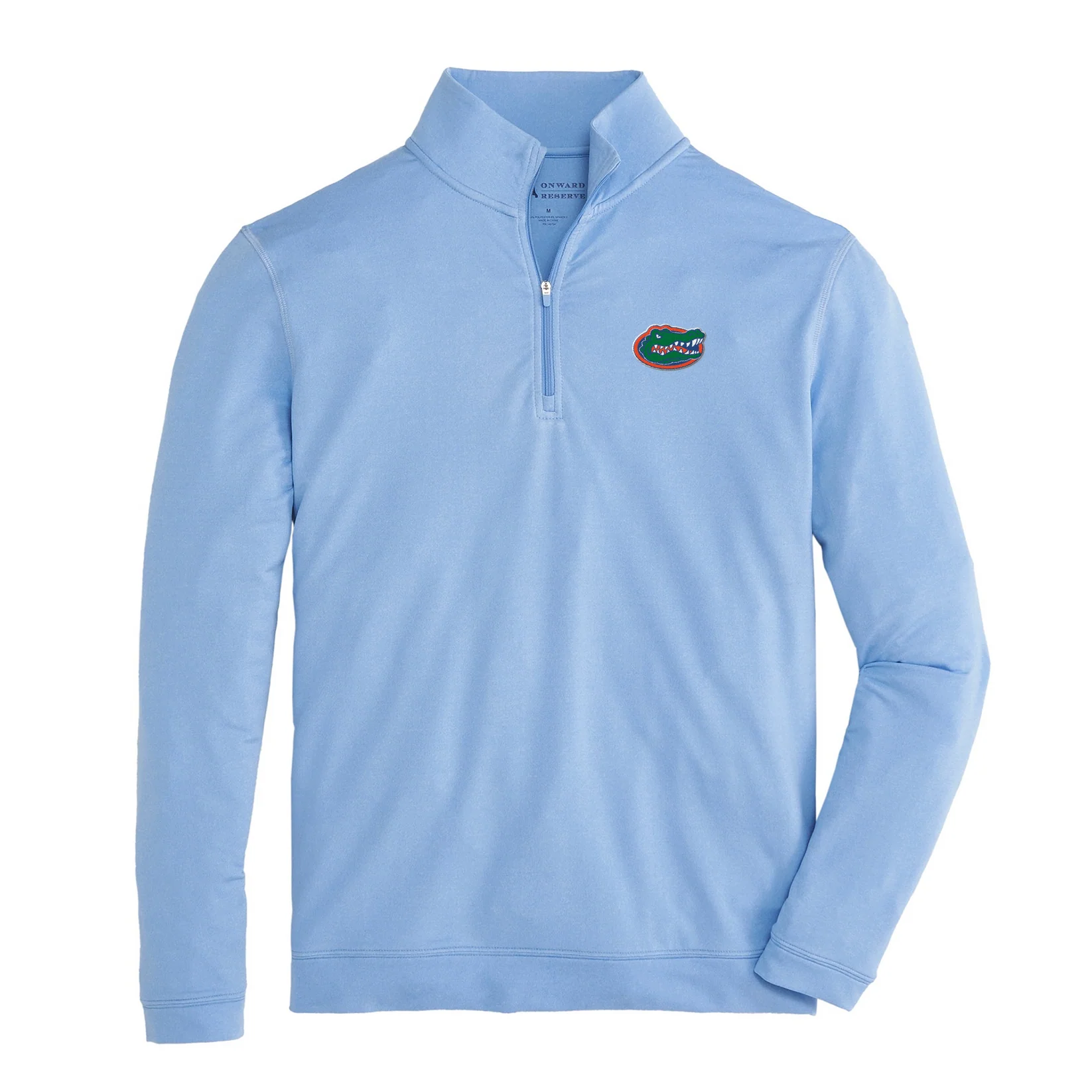Florida Gator Head Flow Performance 1/4 Zip Pullover - Silver Lake