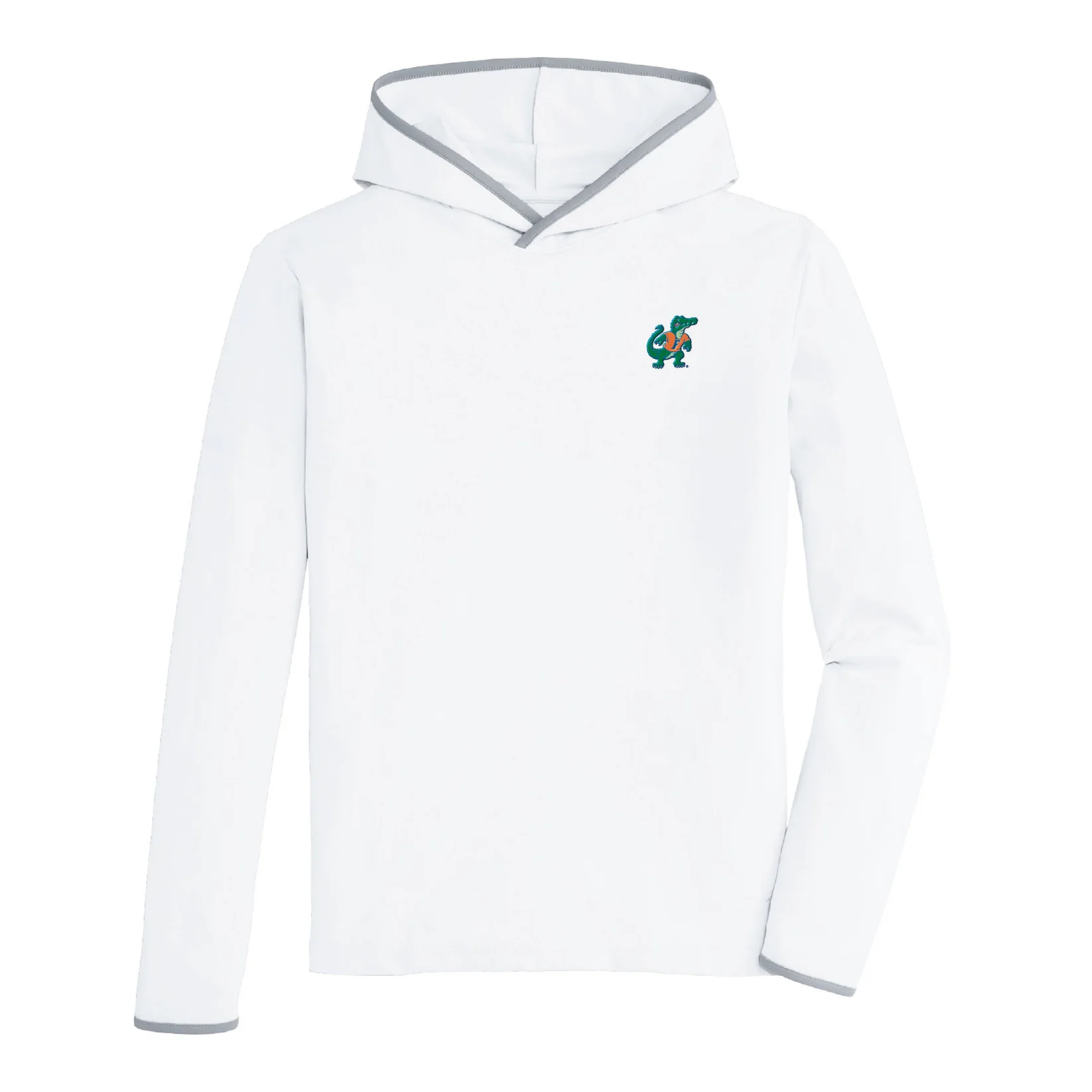 Florida Standing Gator Brendon Performance Hoodie - White