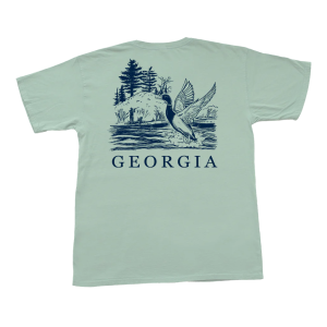 Georgia Duck Hunt Tee - Aquafoam