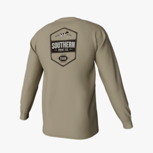 Greyton Badge Long Sleeve Pocket Tee - Sandstone