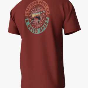 Vintage Patch Short Sleeve Pocket Tee - Chili Oil