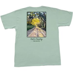 God's Country Short Sleeve Pocket Tee - Aquafoam