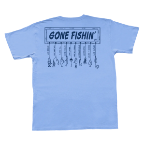 Gone Fishin Tee - Barrier Blue