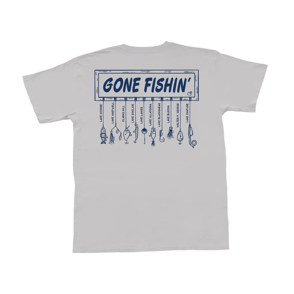 Youth Gone Fishin Tee - Oyster