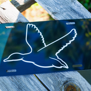 Black Mallard - Car Tag
