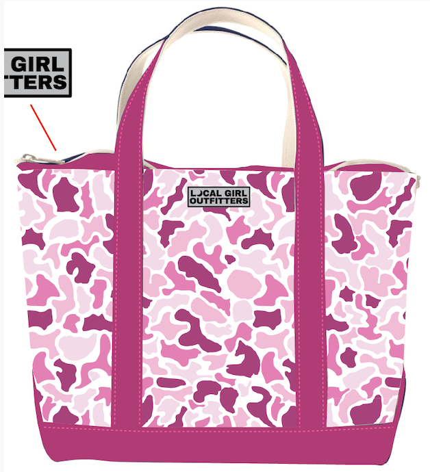 LG Printed Beach Tote