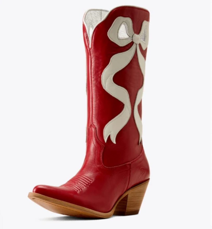 Women's Beaux J Toe Western Boot - Crimson Red