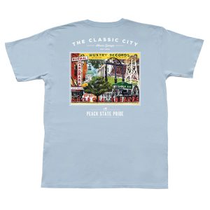 Classic City Establishments SS Pocket Tee - Sky Blue
