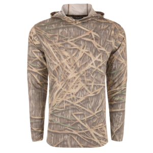 Youth Drake Tri Blend Hoodie LS - Original Shadow Grass