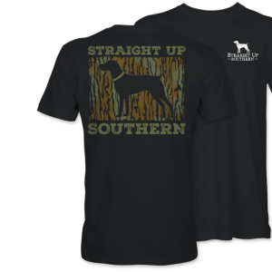Camo Logo Southern Pointer Silhouette Tee - Black