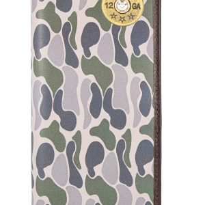 Shotshell Old School Green Camo Roper Concho Wallet