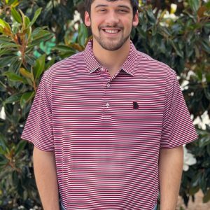 State Performance Polo - White/Red/Black