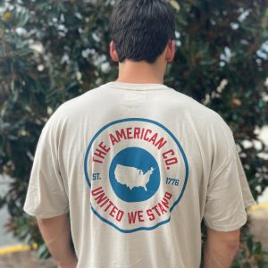 American Co. Patch Short Sleeve Pocket Tee - Oatmeal