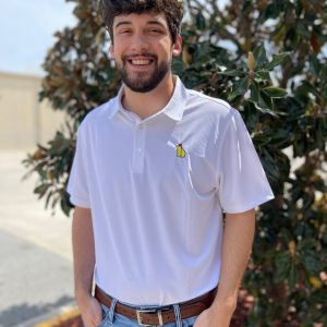 GA Golf Performance Polo - White
