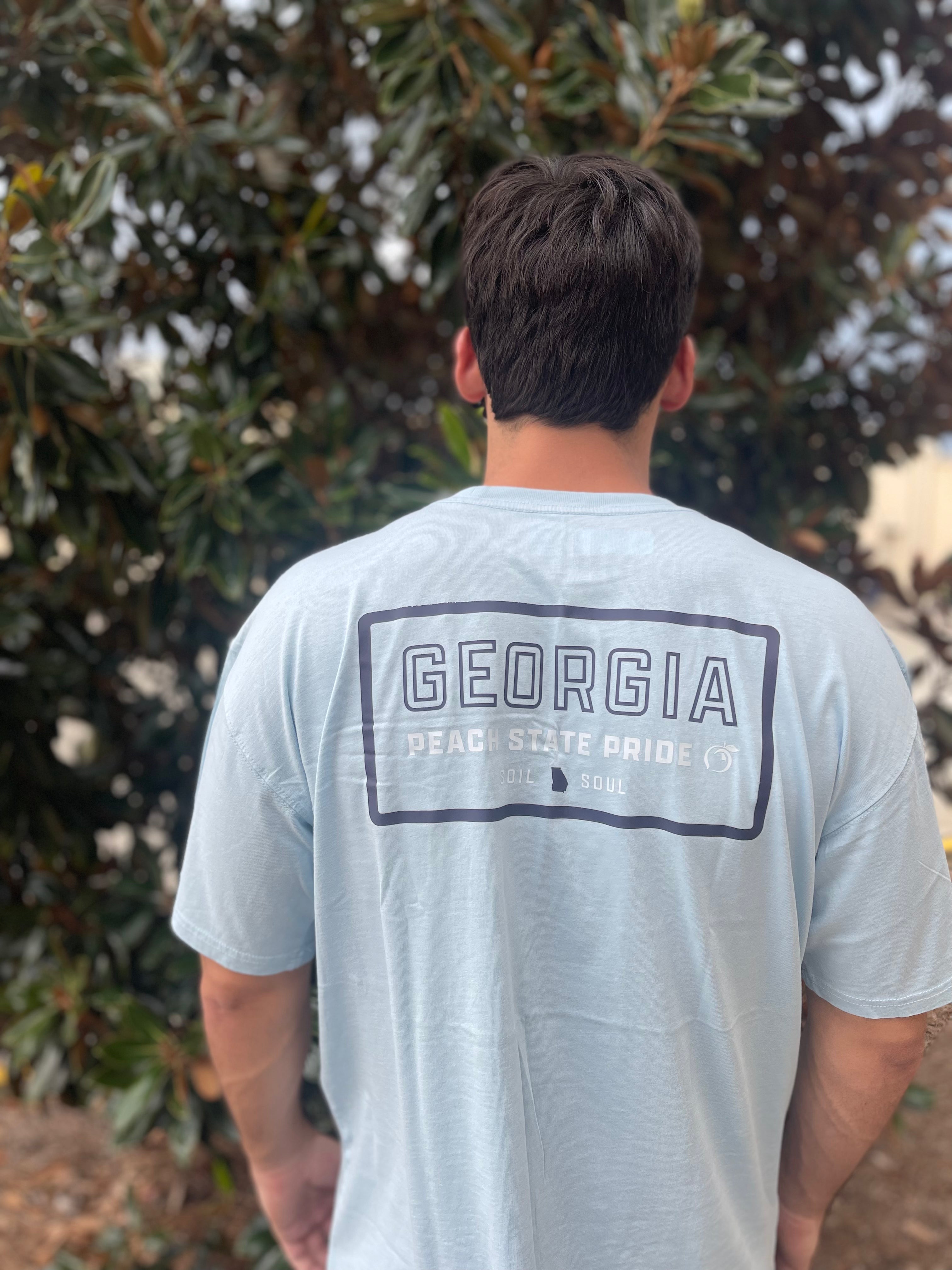 Soil to Soul Pocket Tee - Chambray
